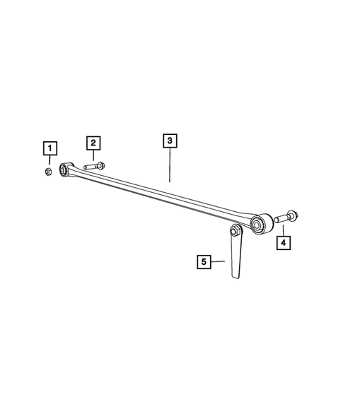 Rear Stabilizer Bar for 2019 Ram 2500 #1