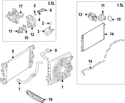 Cooling System for 2024 Nissan Rogue #0