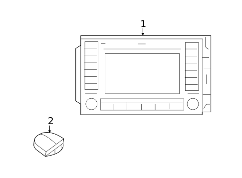 Navigation System for 2012 Ram 2500 #0