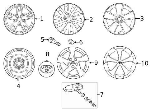 Wheels for 2015 Toyota Prius #0