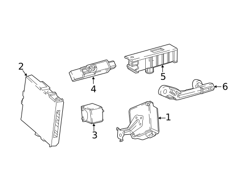 Keyless Entry Components for 2021 Toyota C-HR #0
