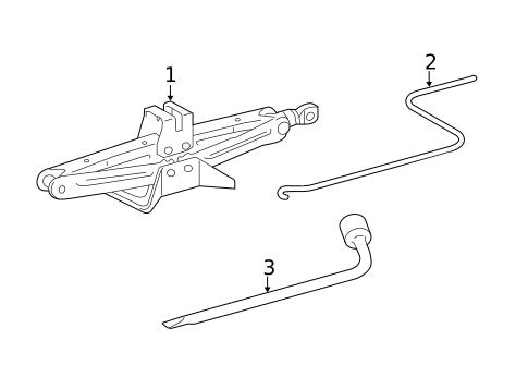Jack & Components for 2012 Toyota Prius V #0