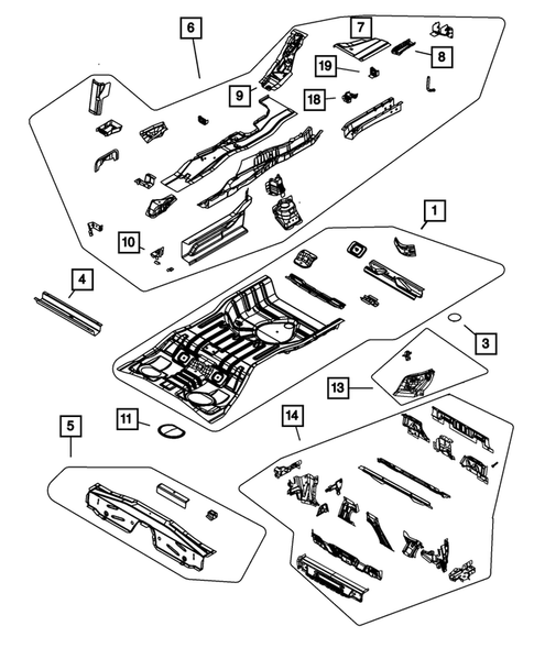 Floor Pans for 2007 Chrysler Sebring #0