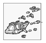 811100E170 - : Headlamp Assembly for Lexus Image