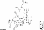34327702379 - : Brake-Line Control Circuit, Front for BMW-Motorrad Image
