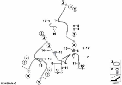 Brake Lines for 2006 BMW-Motorrad K 1200 GT #0
