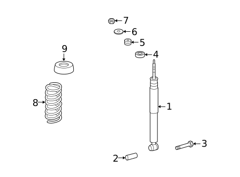 Shocks & Components for 2006 Mercedes-Benz CLK 350 #0