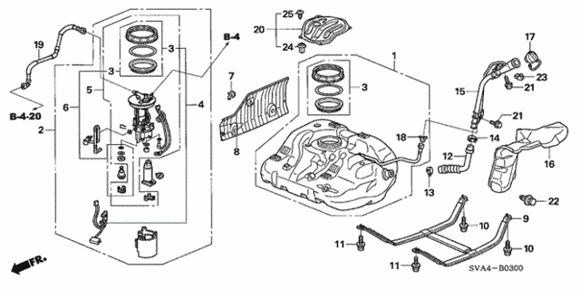 Fuel Tank (1) for 2006 Honda Civic #0