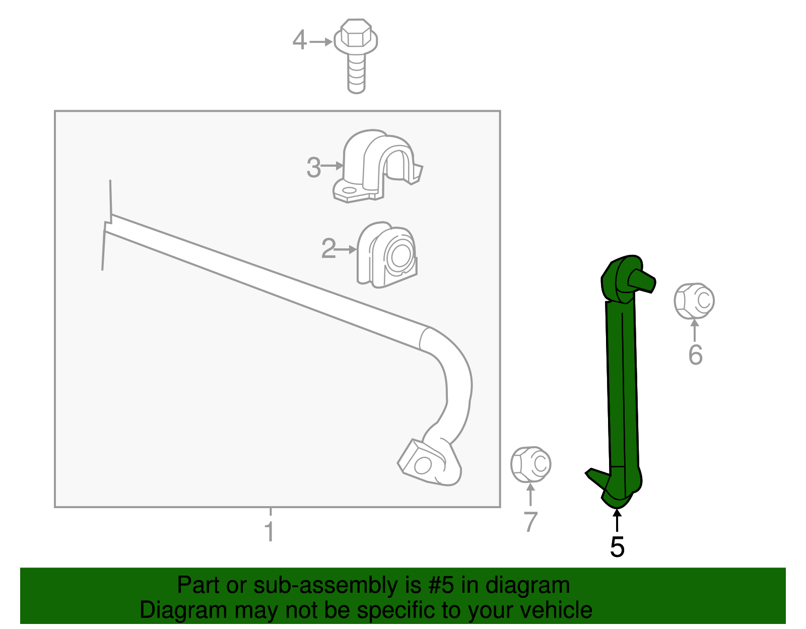 thumbnail image 2 of Daewoo OEM Front Stabilizer Sway Bar Link Kit 95947829 - Set Of 2 For Spark 2013-2015 2 of 6