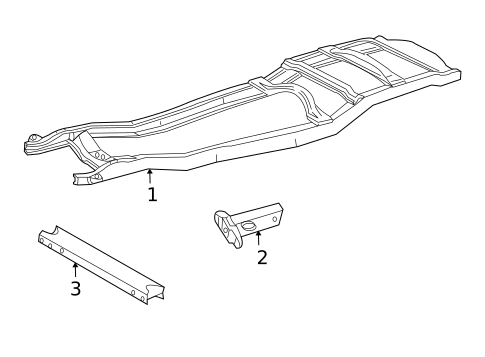 Frame & Components for 2004 Lincoln Navigator #0