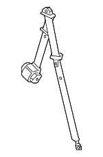 19167318 - Electrical: Belt &amp; Retractor for Cadillac: Escalade | Chevrolet: Tahoe | GMC: Yukon Image