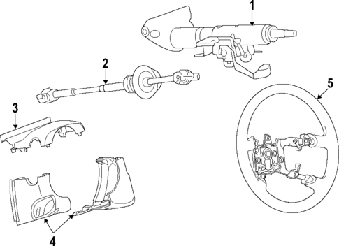 Steering Wheel for 2007 Suzuki XL-7 #0