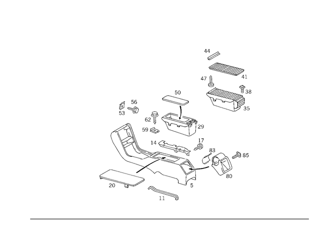 1406807550 - Panelling: Trim for Mercedes-Benz: 300SD, 400SE, 400SEL, 500SEC, 500SEL, 600SEL, S420 Image image