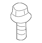 3923148 - Body: Drip Molding Screw for Volvo: S40, V40 Image