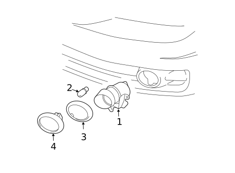 Fog Lamps for 2006 Hyundai Tiburon #0