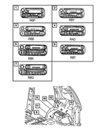 56038584AI - : Am/fm/cassette With Cd Radio for Mopar Image