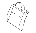 64351SA770EU - Body: Seat Back Cover for Subaru: Forester Image