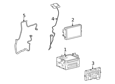 Navigation System Components for 2009 Ford Flex #0
