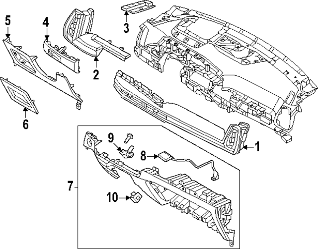 84760R5600WK - : Lower Panel for Kia Image