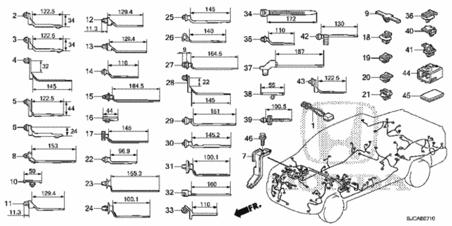 Harness Band - Bracket for 2014 Honda Ridgeline #0