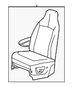WU931D5AB - Body: Seat Assembly for Chrysler: Town &amp; Country | Dodge: Caravan, Grand Caravan Image