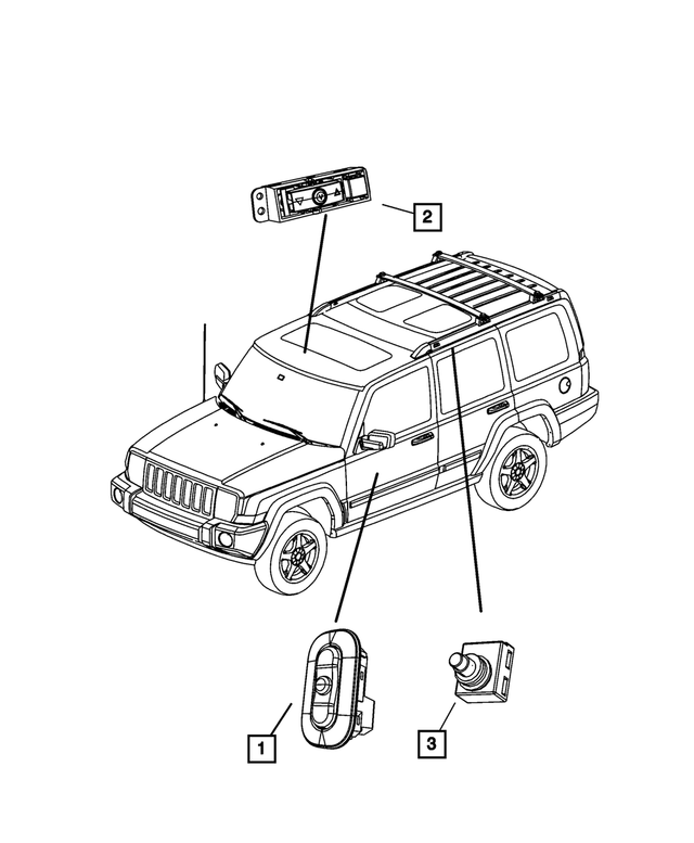 5137535AA - Electrical: Map Light Switch for Mopar Image