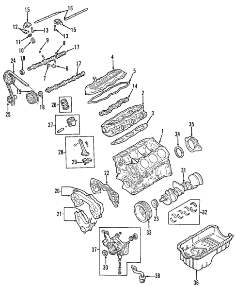 Mounts for 2002 Nissan Quest #0