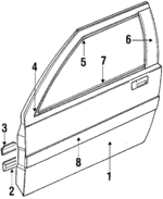 75151SE7A00ZZ - Body: Outer Panel for Acura: Integra Image