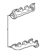 F7UZ9431VB - Exhaust: Manifold for Ford: E-150 Econoline, E-150 Econoline Club Wagon, E-250 Econoline, E-350 Econoline, E-350 Econoline Club Wagon, E-350 Super Duty, Econoline Super Duty Image