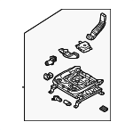 88600Q5420 - Body: Seat Track for Kia: Seltos Image