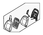 88400Q5250AXH - Body: Seat Back Assembly for Kia: Seltos Image