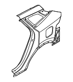 71504DWC00 - Body: Quarter Panel for Kia Image