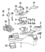 22567603 - Body: Console for Buick: Skylark Image