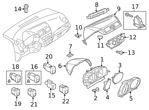 Controls for 2015 Mazda 5 #0