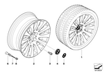 36116765306 - : Wheel, Alloy for BMW Image