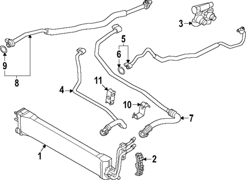 Trans Oil Cooler for 2025 BMW X5 #0