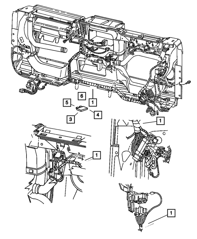 56047108AF - Electrical: Instrument Panel Wiring for Mopar Image
