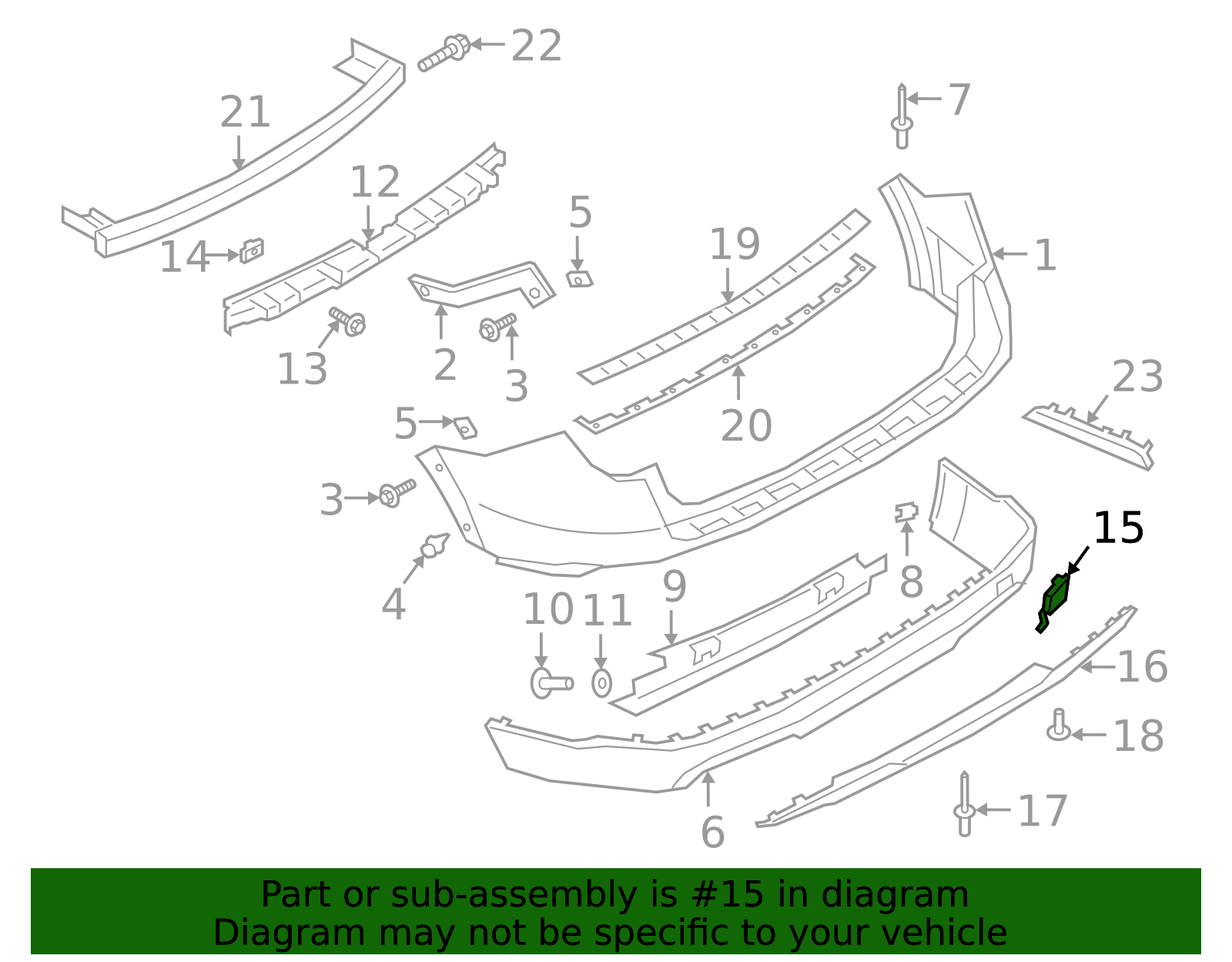Black Rear Bumper Tow Hook Cover Cap LB5Z-17K922-AA For Ford Explorer 2020-2023