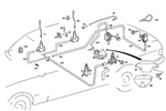 8008175 - Vacuum System: Element for Mercedes-Benz: 280SE, 380SE, 380SEC, 380SEL, 380SL Image