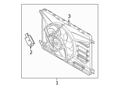Cooling Fan for 2015 Volvo XC60 #0