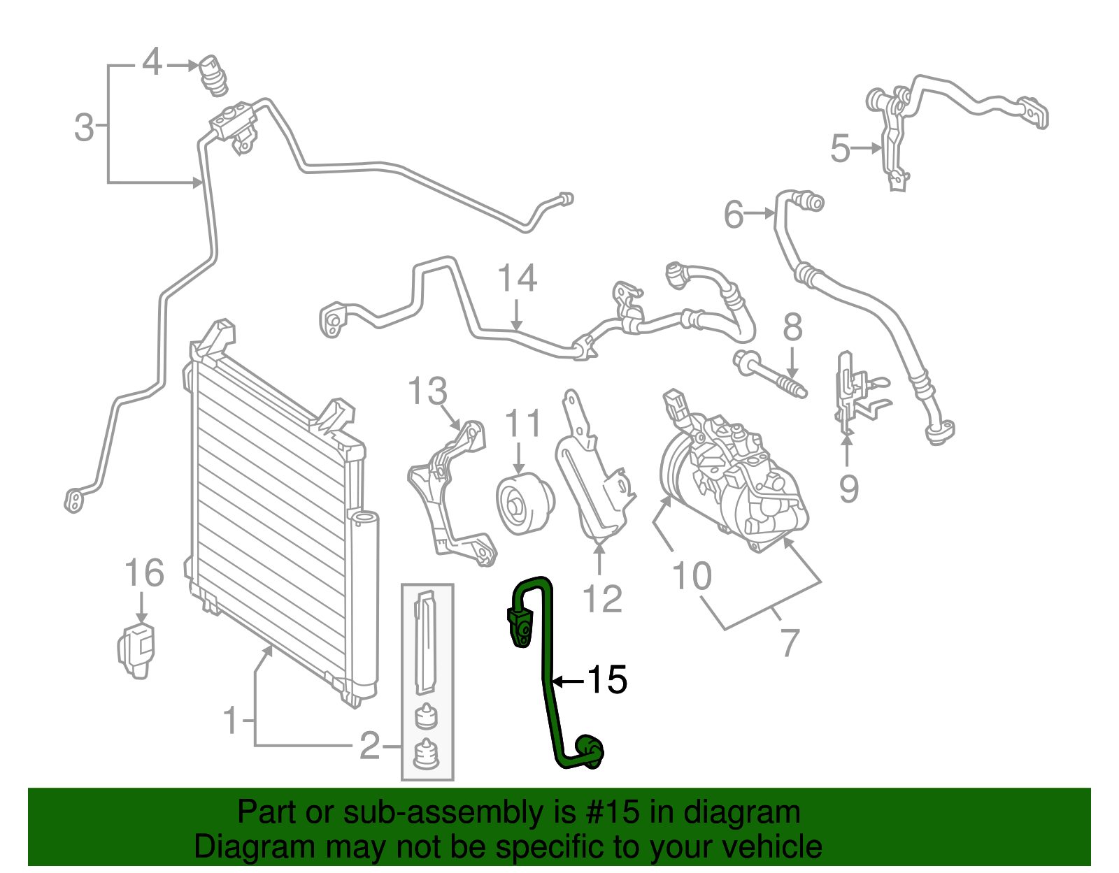 2012-2015 Scion iQ Discharge Pipe 88715-74010 | Toyota Parts Center
