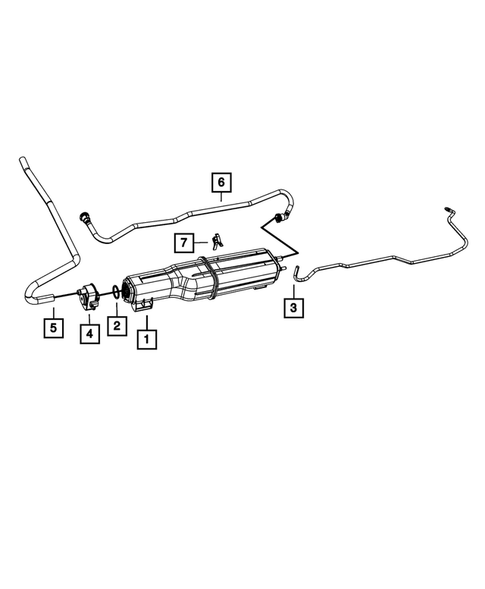 Vacuum Canister/Leak Detection Pump for 2009 Dodge Ram 1500 #0