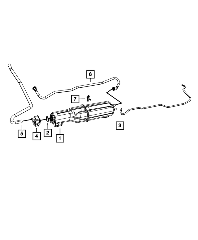 55398804AA - Emission Controls: Clean Air Hose for Mopar Image