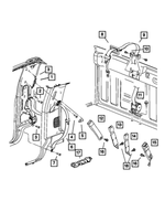 5HC001QLAE - : Front Outer Seat Belt, Right for Dodge: Ram 1500 Image