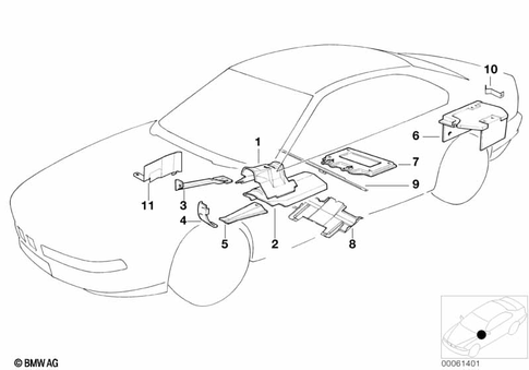 Insulation for 1992 BMW 850Ci #1