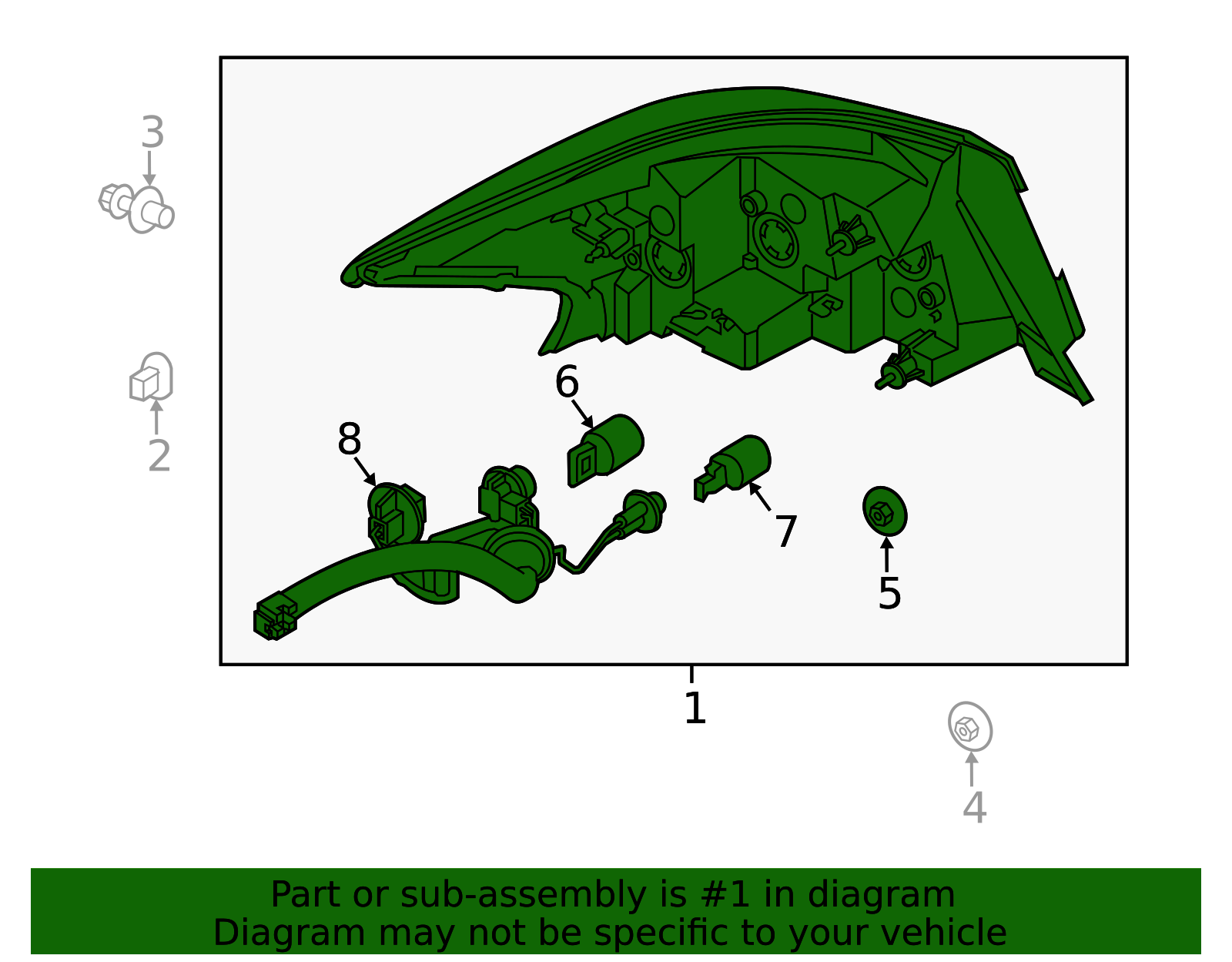 Huray Right Tail Light For Nissan Sentra 2016-2019, LED