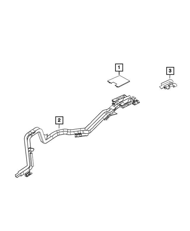 68304446AA - Electrical: Wiring Trough for Mopar Image