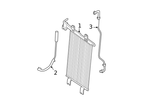 Trans Oil Cooler for 2010 Nissan TITAN #0