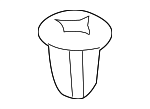 90176A0001 - Body: Roof Molding Nut for Toyota Image