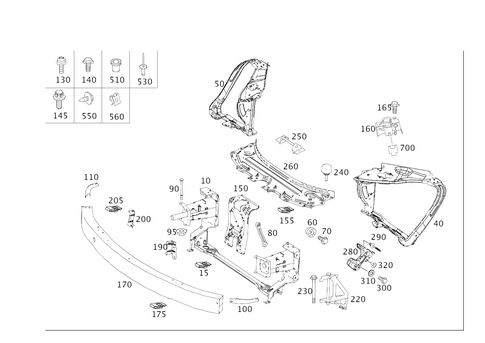Cowl for 2010 Mercedes-Benz R350 #0